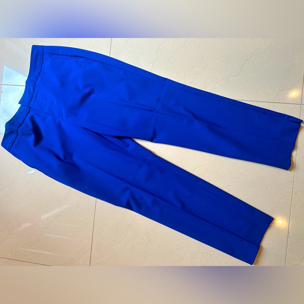 Zara cobalt blue work pants. Selling with matching blazer